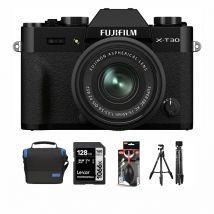 Fujifilm X-T30 II Mirrorless Camera with 15-45mm Lens and Accessories 