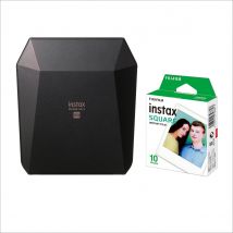 Fujifilm SP-3 Black Instax Printer Bundle Offer With 10 Sheets Square Film Pack