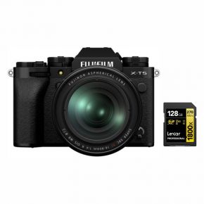 Fujifilm X-T5 Mirrorless Camera with XF 16-80mm F/4 Lens (Black)