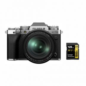 Fujifilm X-T5 Mirrorless Camera with XF 16-80mm F/4 Lens (Silver)
