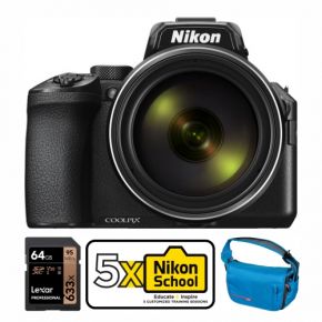 Nikon P950 Camera with 64GB card, Tripod and Case