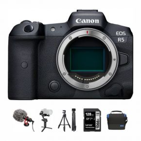 Canon EOS R5 Mirrorless Camera Body only with Accessories