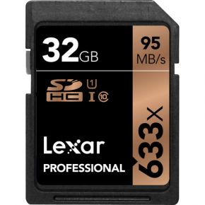 Lexar LSD32GCB1EU633 PROFESSIONAL SD (633X) 32GB SD CARD