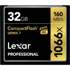 Lexar LCF32GCRBEU1066 COMPACTFLASH (1066X) 32GB Card