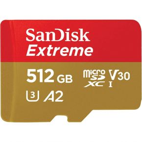 SanDisk 512GB Extreme microSD UHS I Card