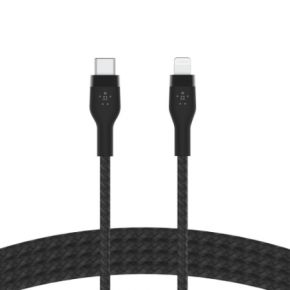Belkin Braided Silicone Lightening to TYPE-C Cable (1 Meter) (Black)