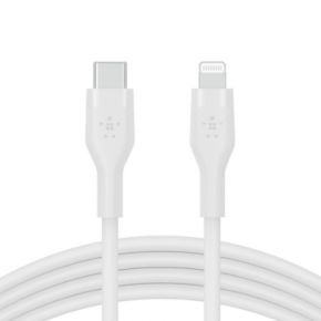 Belkin Silicone Lightening to TYPE-C Cable (1 Meter) (White)