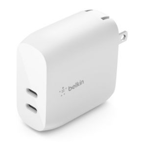 Belkin Wall Charger – Dual 10W – PD 40W (White)