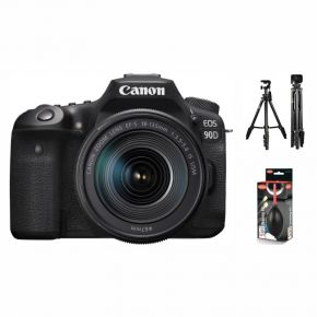 Canon EOS 90D DSLR Camera with EF-S 18-135mm IS USM Lens and Accessories