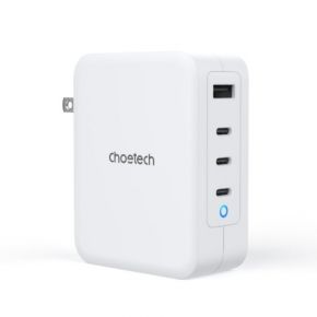 Choetech PD 130W Gan 4-Port Wall Charger (White)