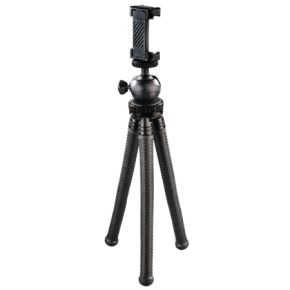 Hama FlexPro 27cm Tripod, For Smartphone, GoPro And Photo Cameras (Black)