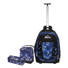 High Sierra TACTIC 3-Piece Wheeled Backpack Set (Urban Decay)