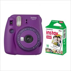 Fujifilm Instax Mini 9 Clear Purple With Film