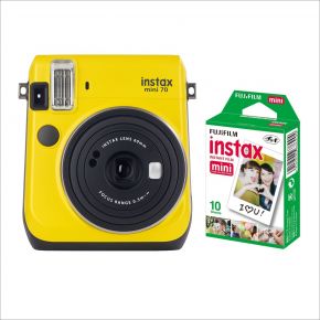Fujifilm Instax Mini 70 Yellow With 10Sheets Film