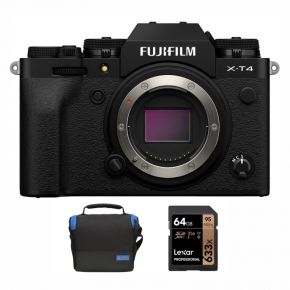 Fujifilm X-T4 Mirrorless Camera (Body) with Accessories (Black)