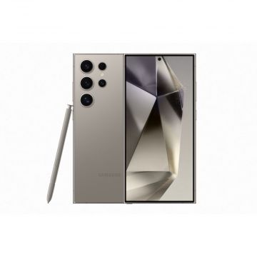 Sleek titanium design meets powerful AI in the Galaxy S24 Ultra.