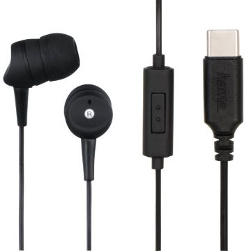 Hama Basic4Phone USB-C Headphones (Black)