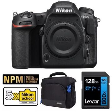 Nikon D500 DSLR Camera Body Only with Accessories
