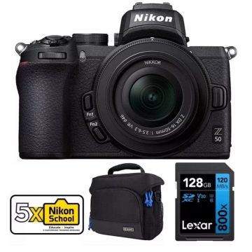 Nikon Z50 Mirrorless Camera With 16-50mm Lens, Nikon School Subscription and Accessories 