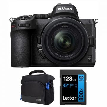 Nikon Z5 Mirrorless Camera with NIKKOR Z 24-50mm f/4-6.3 Lens,  Benro Camera case and 128GB memory card