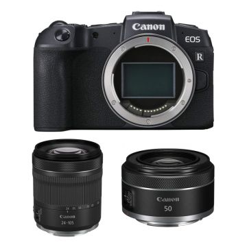Canon EOS RP with RF 24-105mm and RF 50MM Lens 