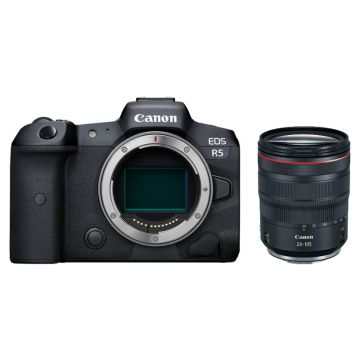 Canon EOS R5 Mirrorless Camera with RF 24-105L IS USM Lens