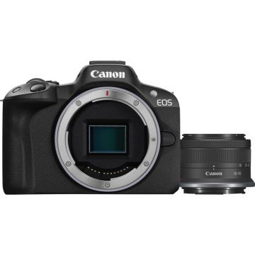 Canon EOS R50 Mirrorless Camera with RF-S 18-45mm F4 Lens 