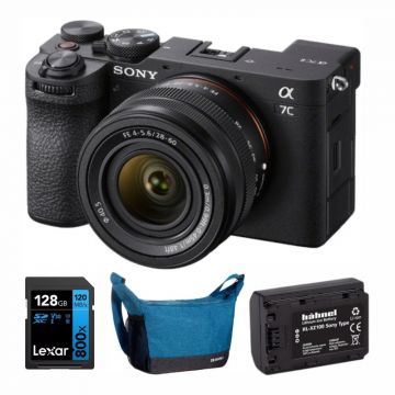 Sony A7C II Mirrorless Camera With 28-60mm Lens And Accessories Kit (Black)