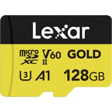 Lexar 128GB UHS-II V60 MicroSd Memory Card