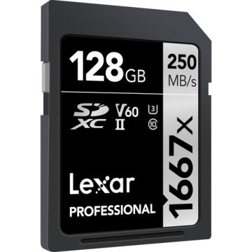 Lexar Professional 128GB 1667x SD Card