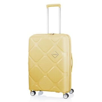 American Tourister Instagon Pastel Yellow 55 cm Luggage with TSA Lock with USB Port
