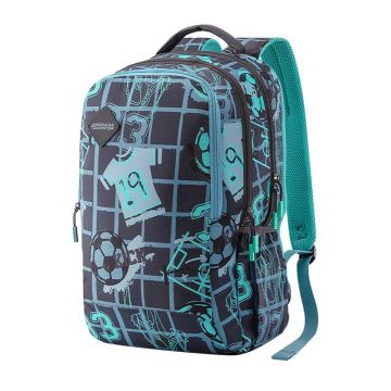 American Tourister PAZZO+ Backpack 01 (Grey/Mint)