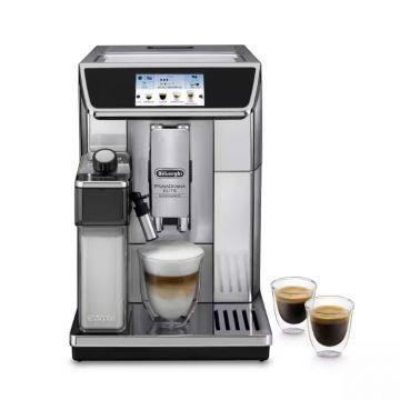 Front view of De'Longhi PrimaDonna Elite Experience Coffee Machine