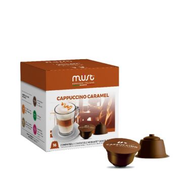 Perspective view of Must Espresso Dolce Gusto Compostable Capsule