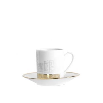 Abraj Set of 6pcs Coffee Cups (Gold)