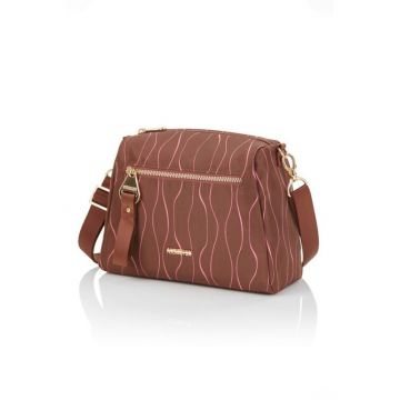 American Tourister ALIZEE DAY Cross Body Bag (Sepia/Pink Guava)