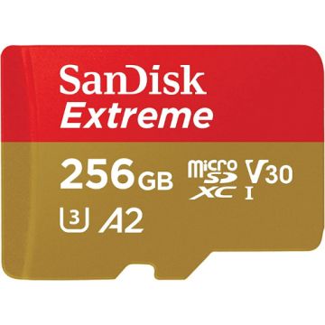 SanDisk 256GB Extreme microSD UHS I Card
