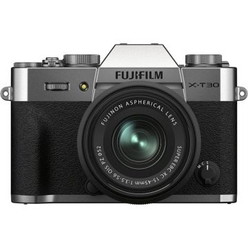Fujifilm X-T30 II Mirrorless Camera With 15-45mm Lens front view
