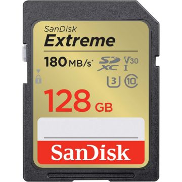 SanDisk 128GB Extreme SD UHS I Card