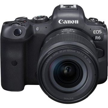 Canon EOS R6 Mirrorless Digital Camera body With RF 24-105mm F/4-7.1 Lens