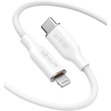 Anker PowerLine III Flow USB-C to Lightning cable in White
