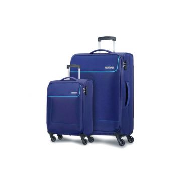 Front view of American Tourister JAMAICA Spinner 2 PCS SET (58+66cm) (Navy)