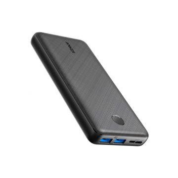 Close-up of Anker 326 Power Bank (PowerCore 20K) showing its ports
