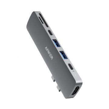 Anker 547 USB-C Hub 7-in-2, for MacBook (Gray)