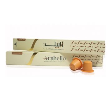 Arabello Nepresso Compatible Arabic Coffee Capsules (Cardamom & Saffron)