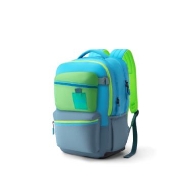 Left Picture of American Tourister TOODLE+ 01 Backpack (Turq/Grey)