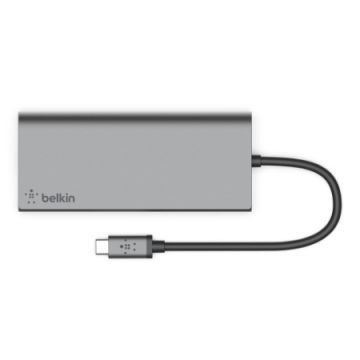 BELKIN Multimedia Hub USB-C + Power (Space Gray) 1