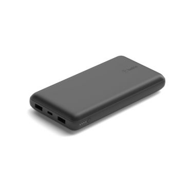 A Picture of BELKIN Power Bank 20K 15W USB-C IN USB-A OUT in Black Colour