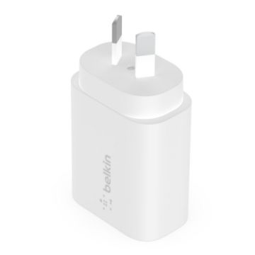 Base Picture of Belkin USB C PF 3.0 Wall Charger 25W  which comes with 1M USB-C Cable