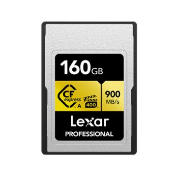 A Picture of 160GB LEXAR Professional CFexpress Type A Card GOLD Series